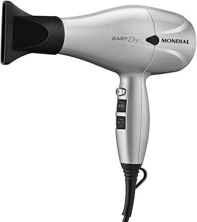 Secador de Cabelos Easy Dry Pro Mondial Prata SC-17