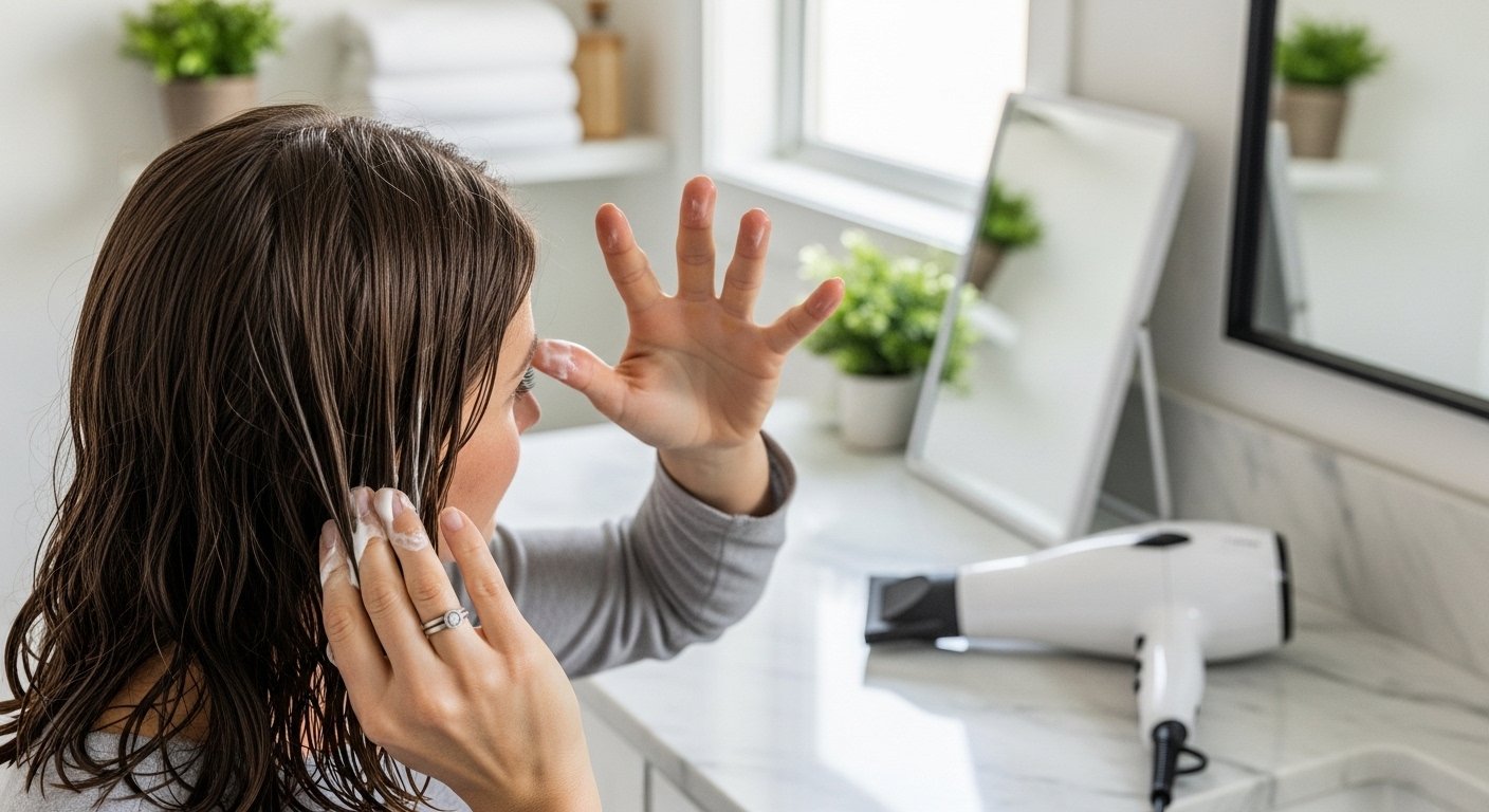 o que passar no cabelo antes de secar com secador