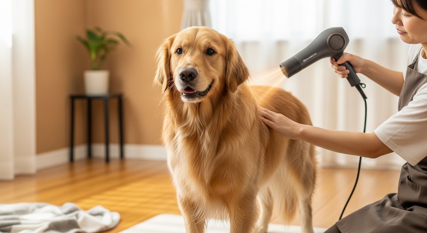 Pode secar cachorro com secador de cabelo