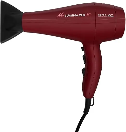 Secador De Cabelo New Lumina Red 3D
