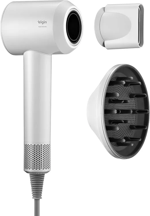 Secador de Cabelo Super Ionic 1.700W Branco Motor BLDC