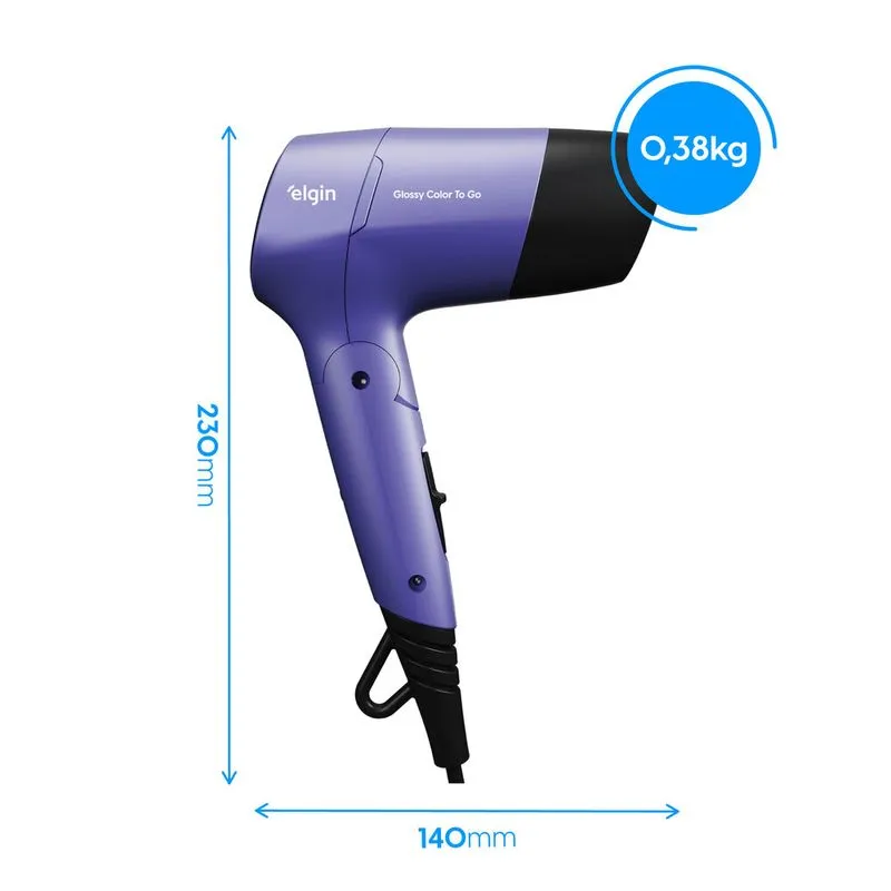 Secador Glossy Color To Go Bivolt