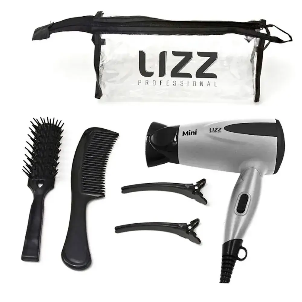 Secador Mini Lizz Pro com Kit Viagem